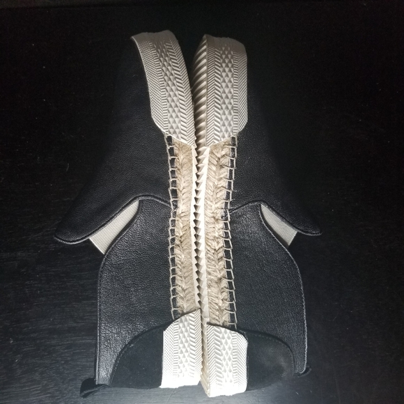 NINE WEST NWORANGES BLACK SLIP ON SHOES Sz 8 - Picture 3 of 10